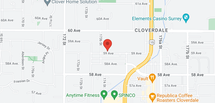 map of 17399 59 AVENUE